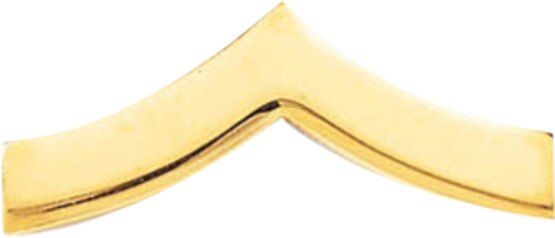Blackinton Large Private Chevron Bar in Gol-Tone